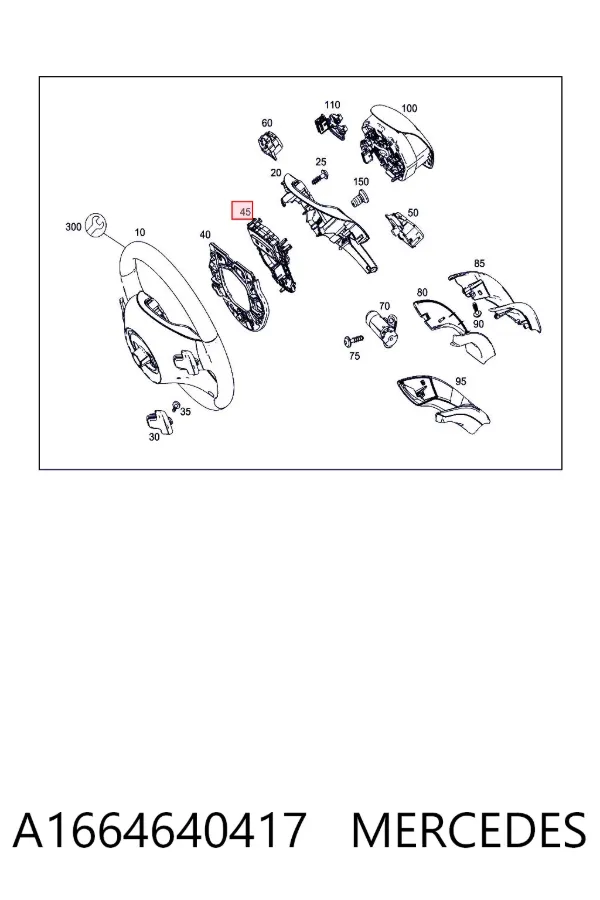 Anillo AIRBAG Mercedes ML/GLE W166