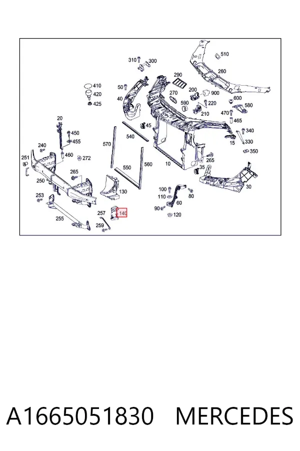  A1665051830 Mercedes