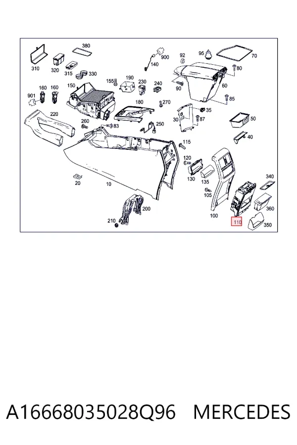  A16668035028Q96 Mercedes