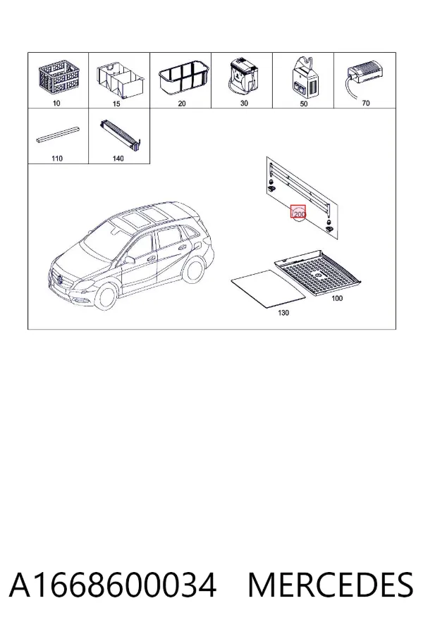  A1668600034 Mercedes