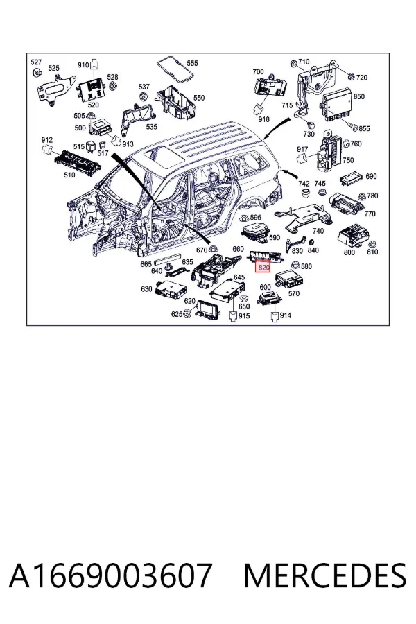  A1669003607 Mercedes