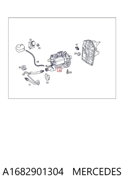 Actuador de embrague MERCEDES A1682901304