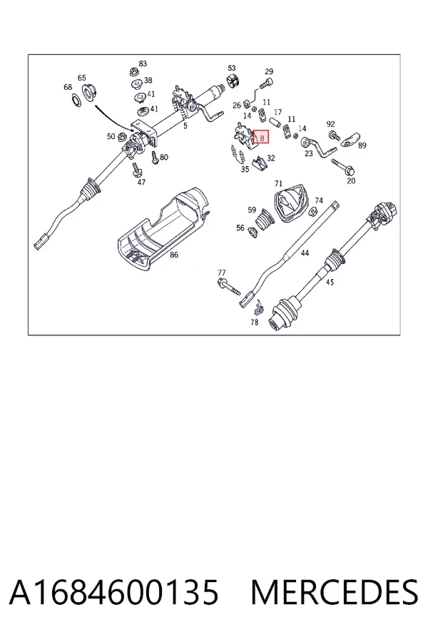  A1684600135 Mercedes