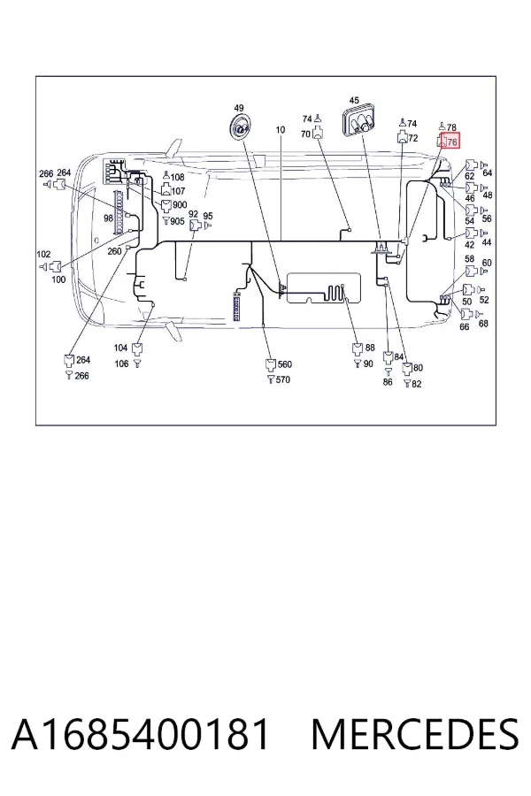  A1685400181 Mercedes