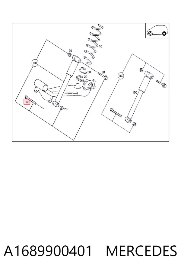  A1689900401 Mercedes
