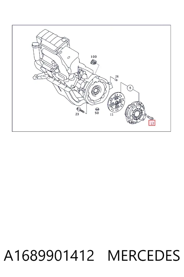  A1689901412 Mercedes