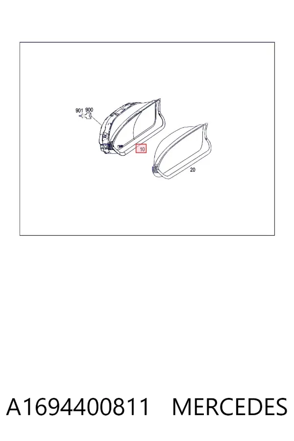 Cuadro instrumentos A1694400811 Mercedes