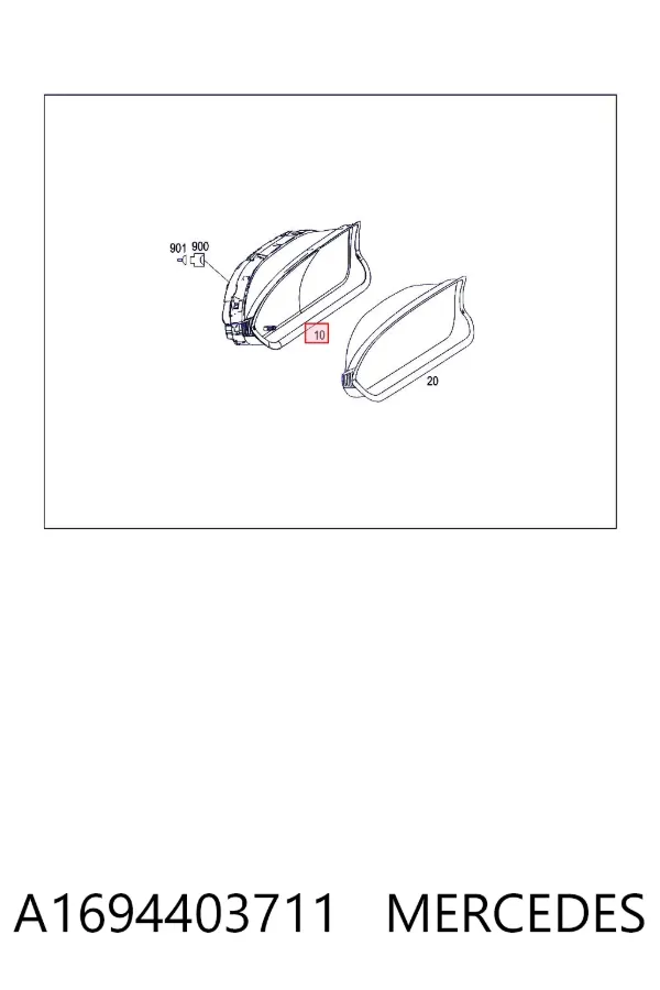 Cuadro instrumentos A1694403711 Mercedes