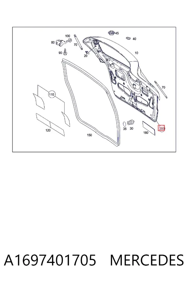  A1697401705 Mercedes