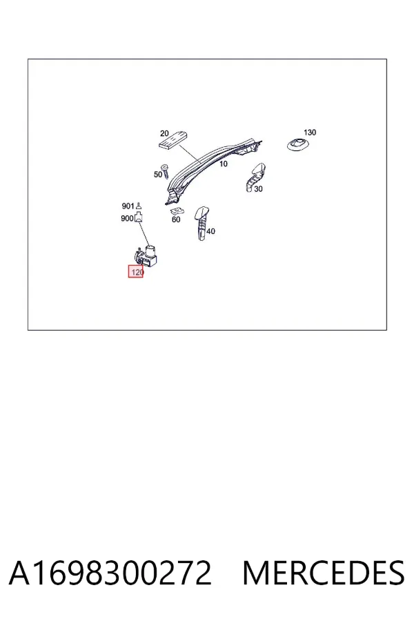 Sensor de contaminación del aire A1698300272 Mercedes