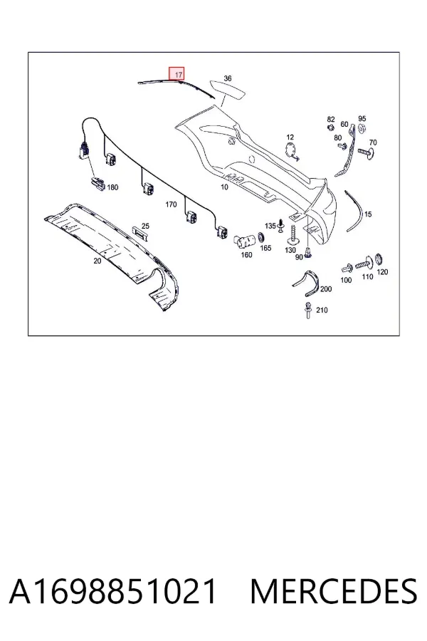  A1698851021 Mercedes