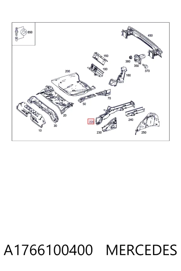 A1766100400 Mercedes