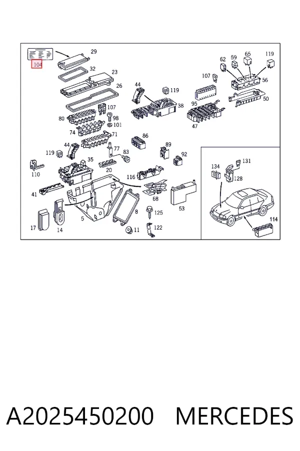  A2025450200 Mercedes