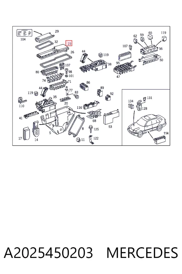  A2025450203 Mercedes