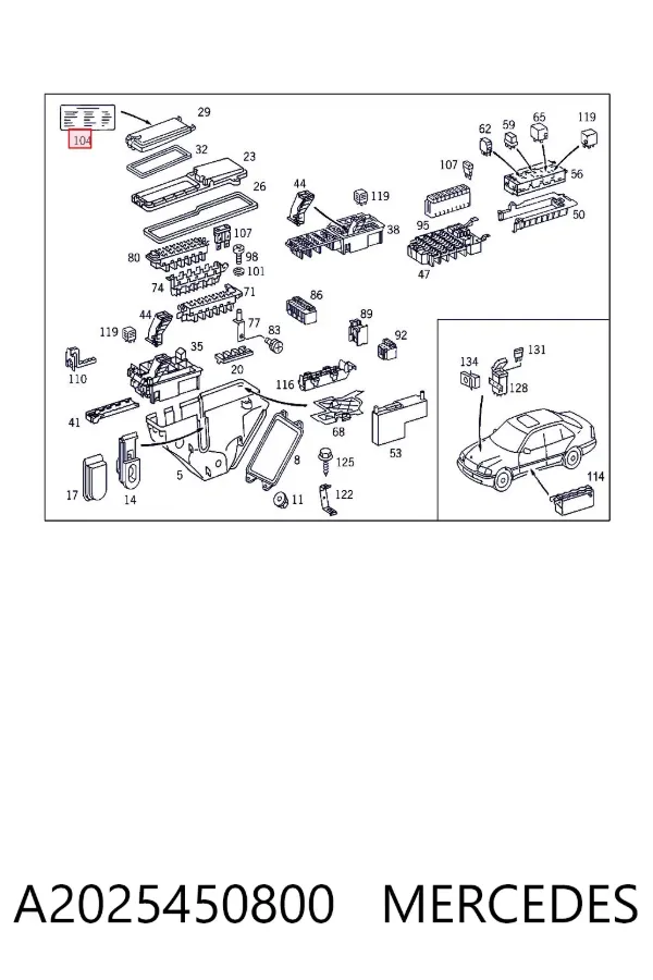  A2025450800 Mercedes