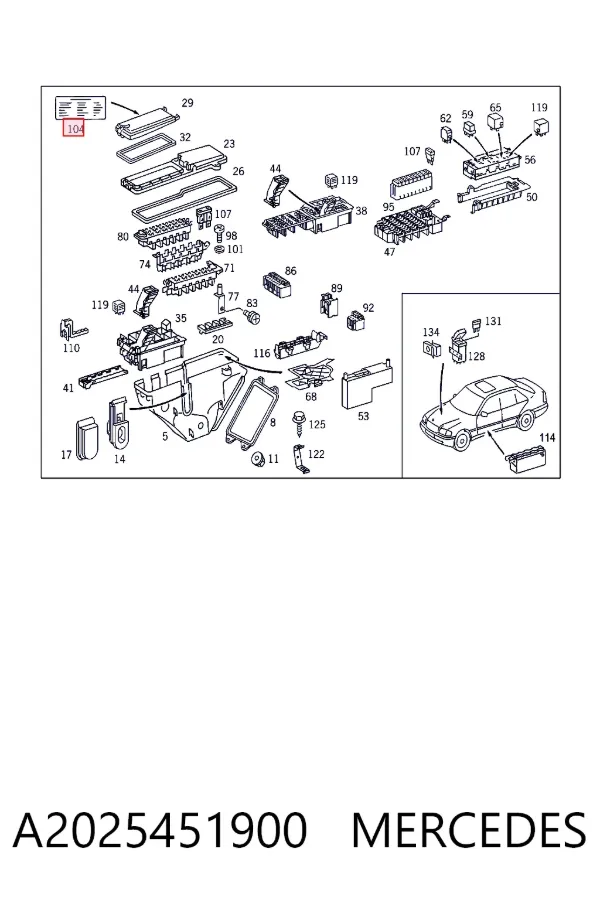  A2025451900 Mercedes
