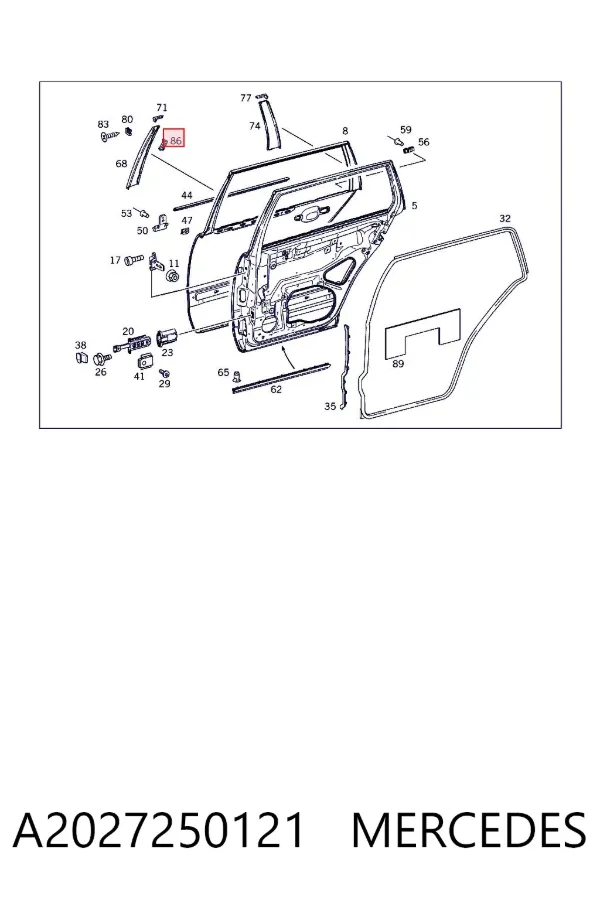  A2027250121 Mercedes
