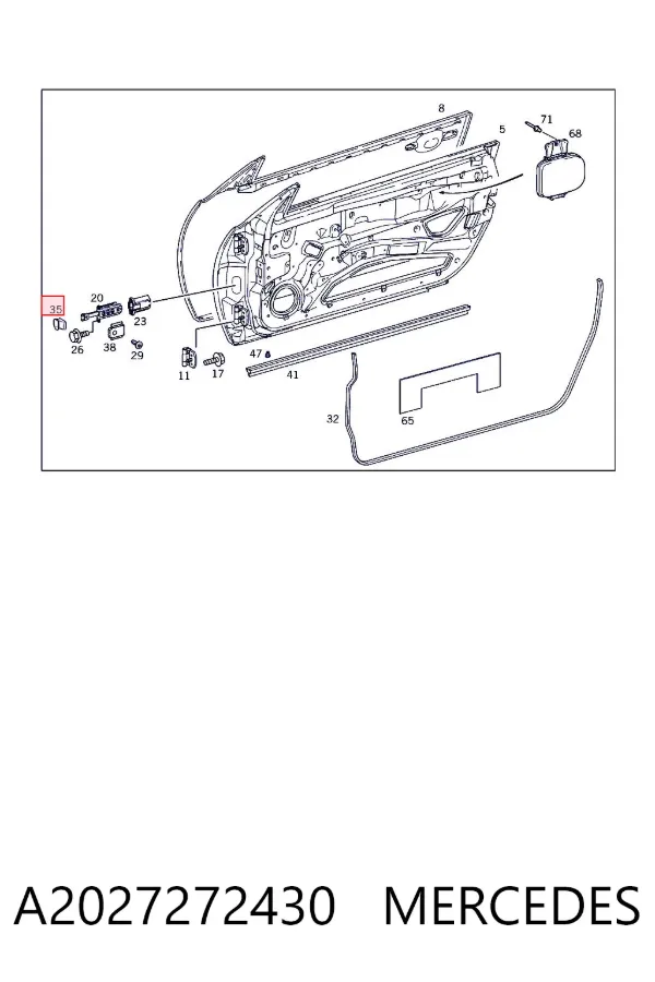  A2027272430 Mercedes