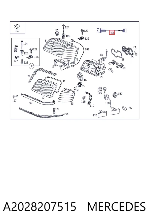  A2028207515 Mercedes