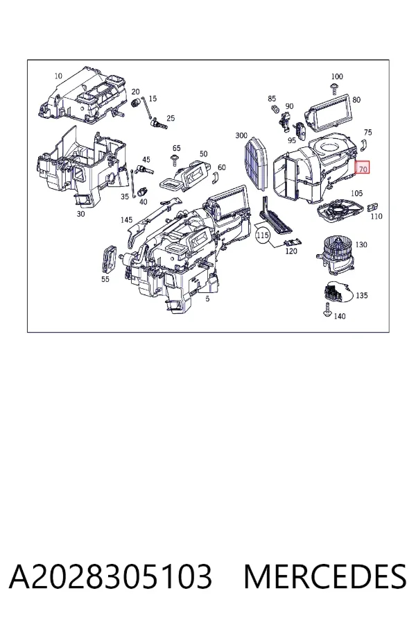  A2028305103 Mercedes