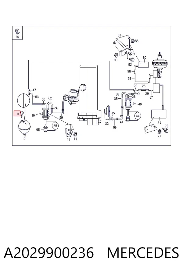  A2029900236 Mercedes