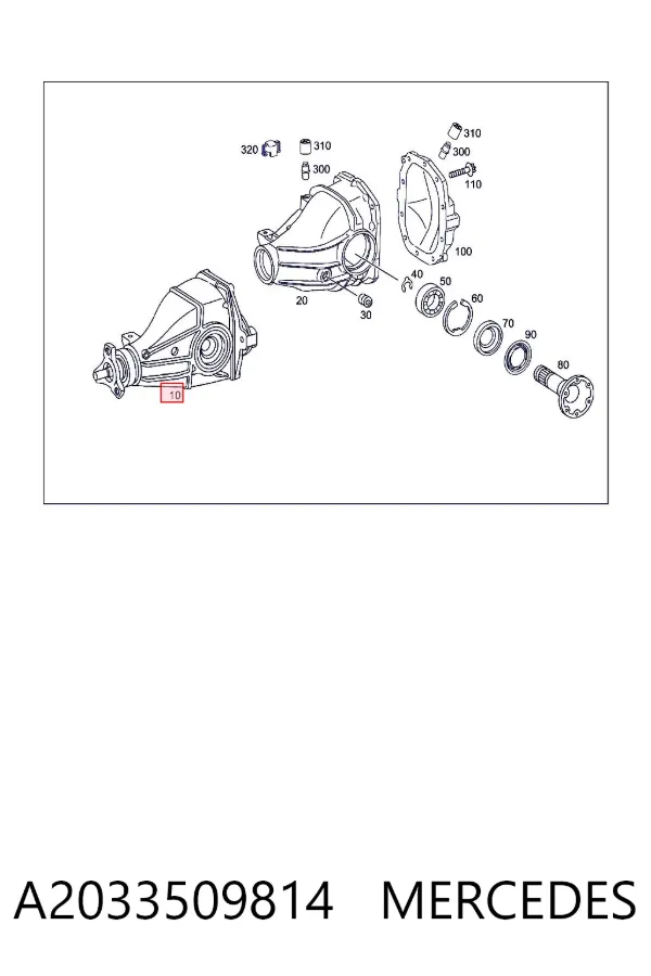 Grupo trasero Mercedes CLK C209