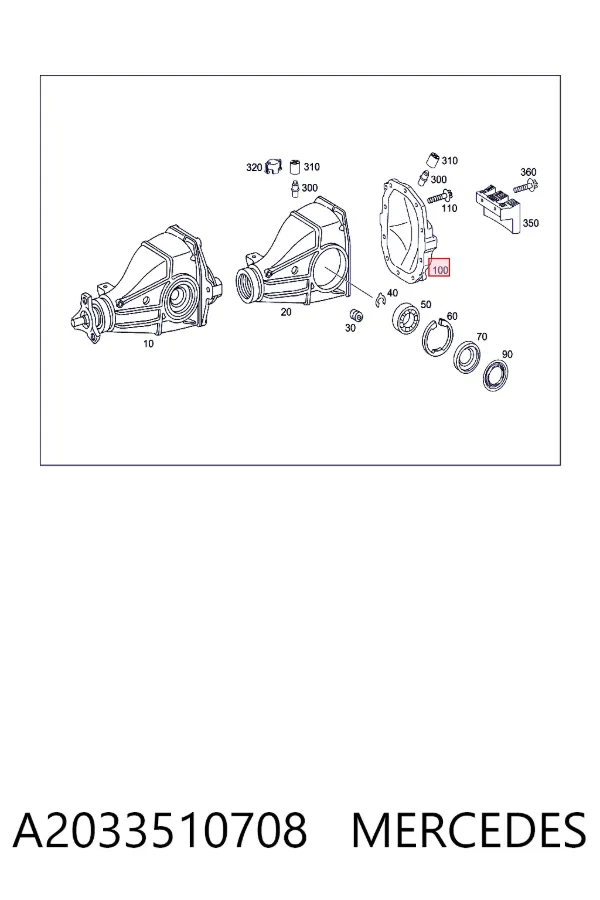  A2033510708 Mercedes