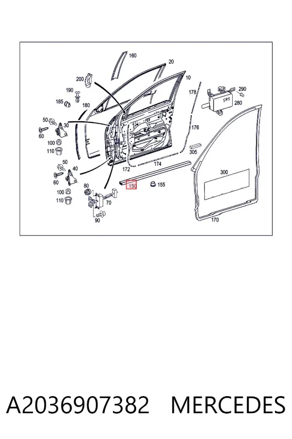  A2036907382 Mercedes