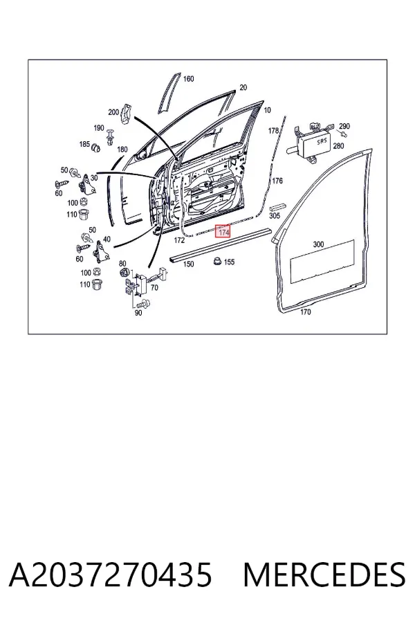 A2037270435 Mercedes