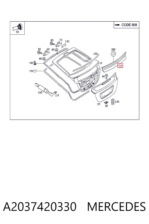  A2037420330 Mercedes