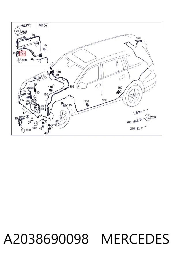  A2038690098 Mercedes