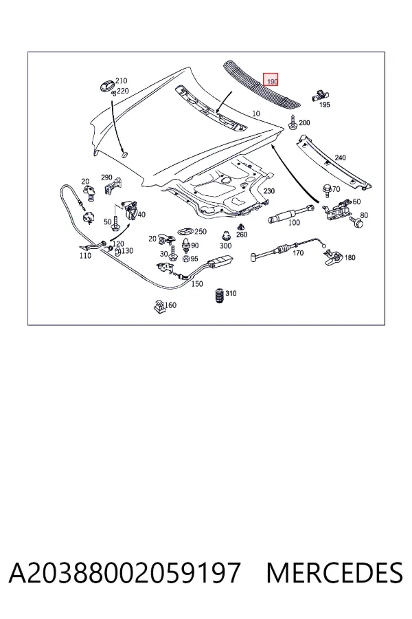  A20388002059197 Mercedes