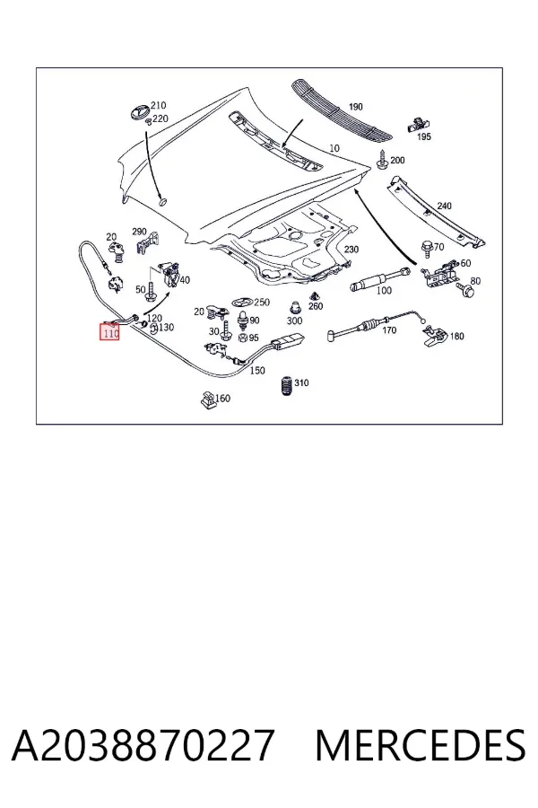  A2038870227 Mercedes