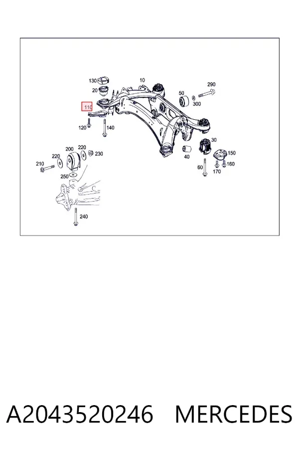  A2043520246 Mercedes
