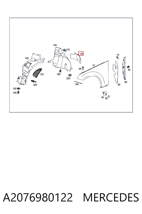 A2076980122 Mercedes