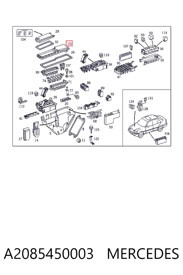  A2085450003 Mercedes