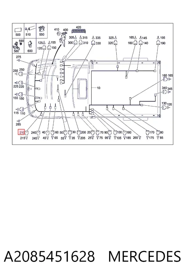  A2085451628 Mercedes