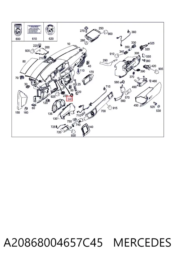  A20868004657C45 Mercedes