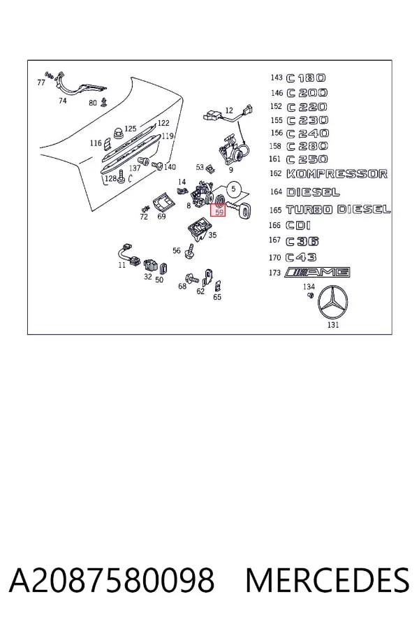  A2087580098 Mercedes