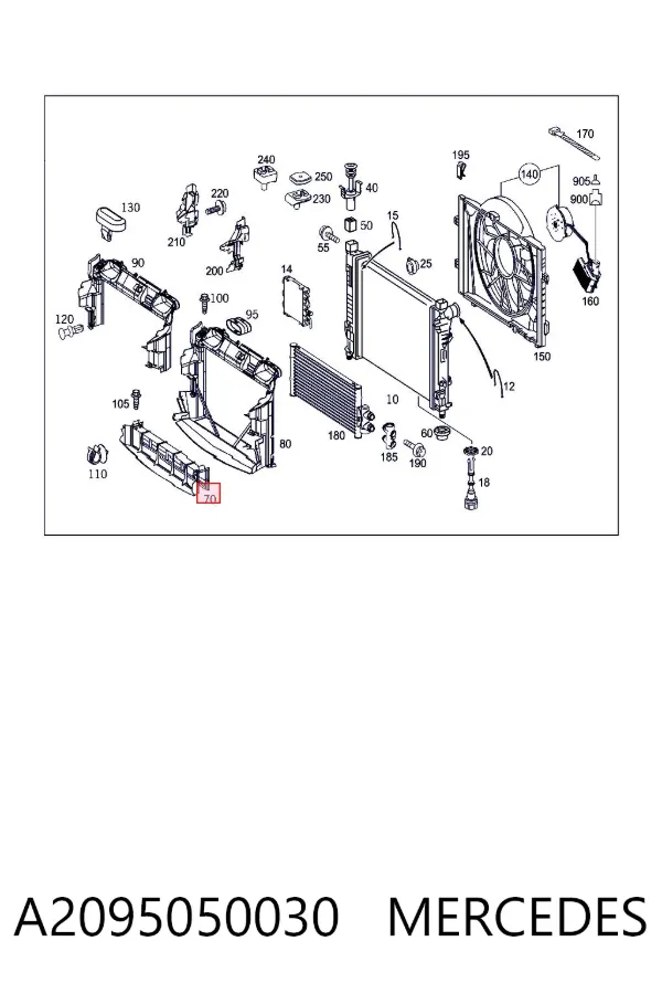  A2095050030 Mercedes