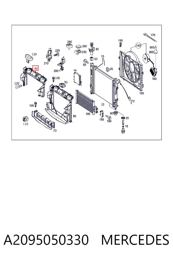  A2095050330 Mercedes