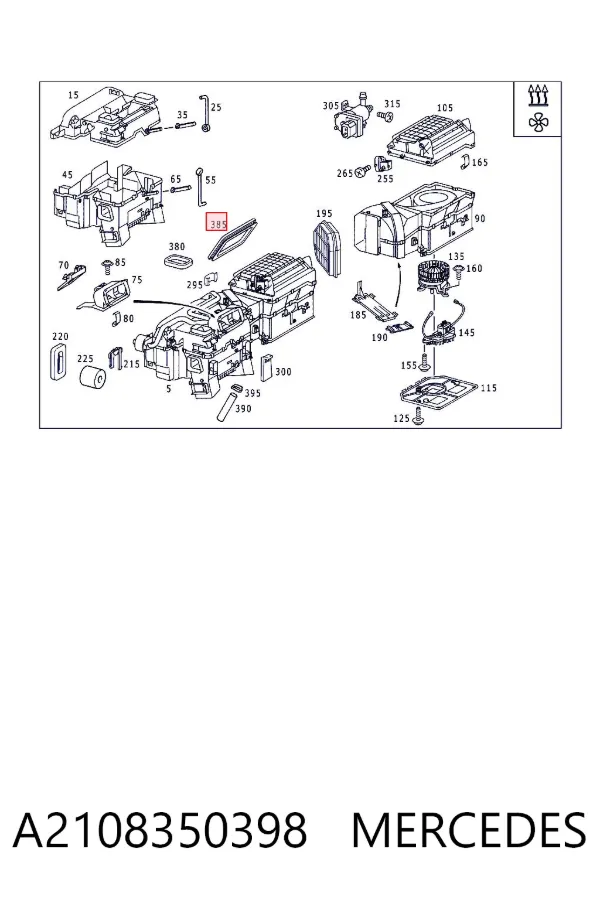  A2108350398 Mercedes
