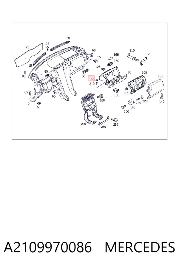  A2109970086 Mercedes