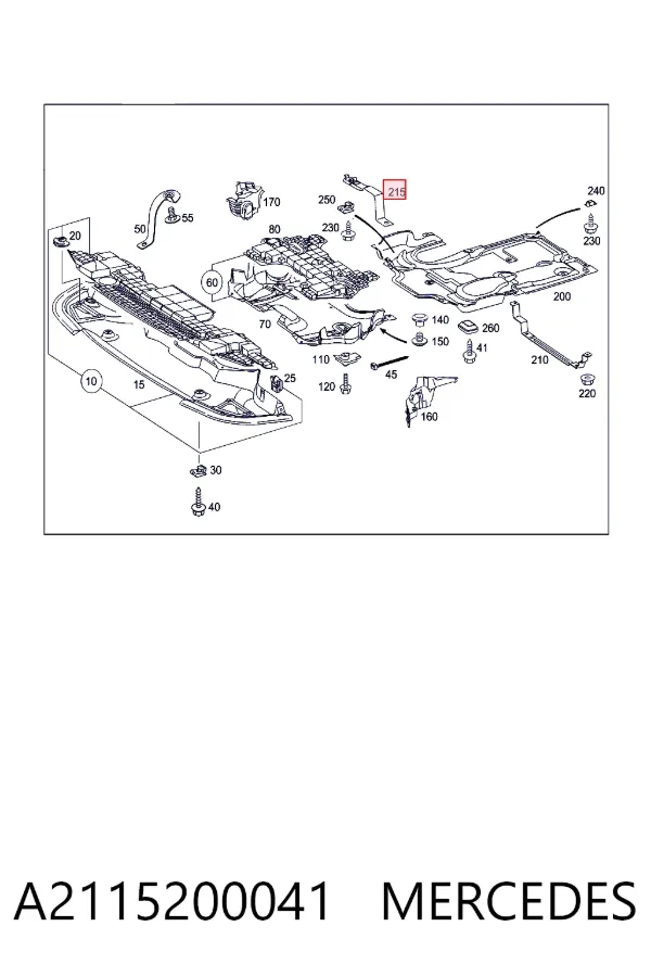  A2115200041 Mercedes