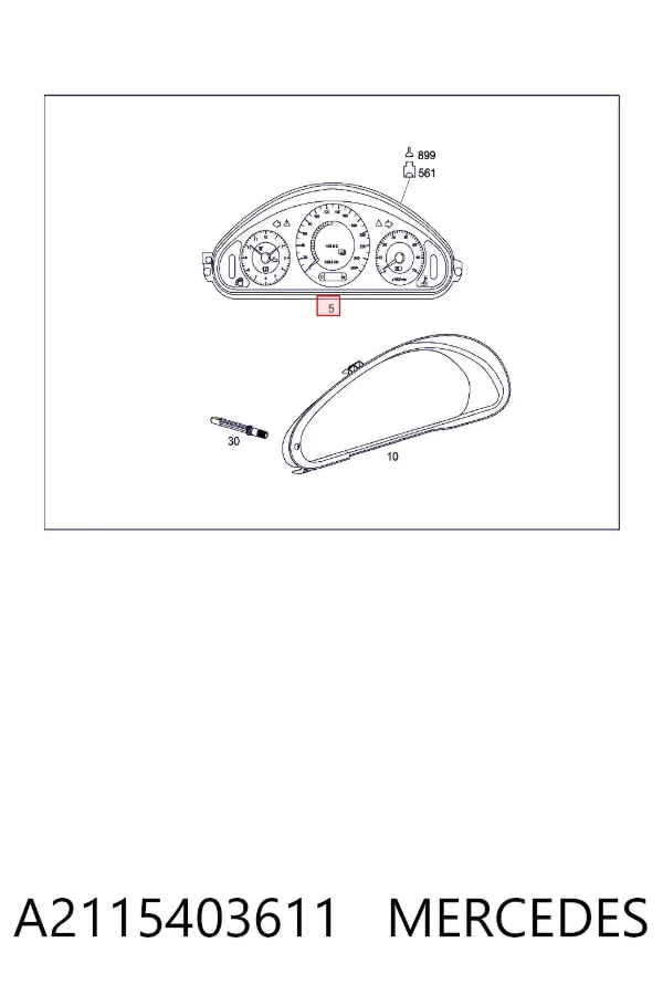 Cuadro instrumentos A2115403611 Mercedes