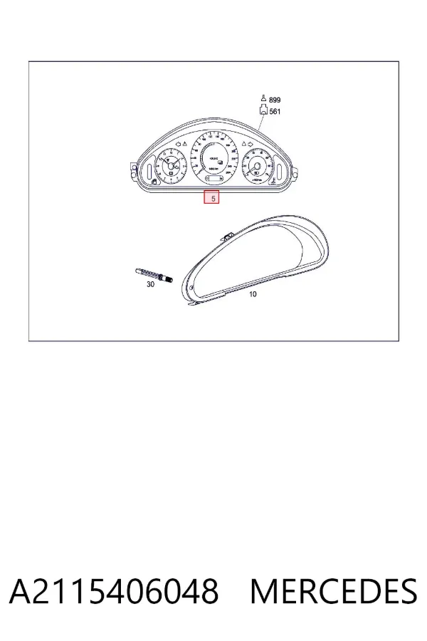 Cuadro instrumentos A2115406048 Mercedes