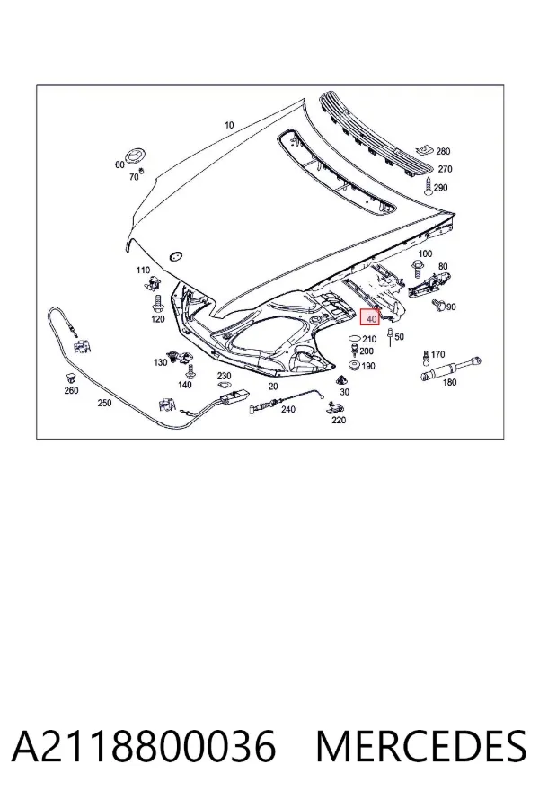  A2118800036 Mercedes