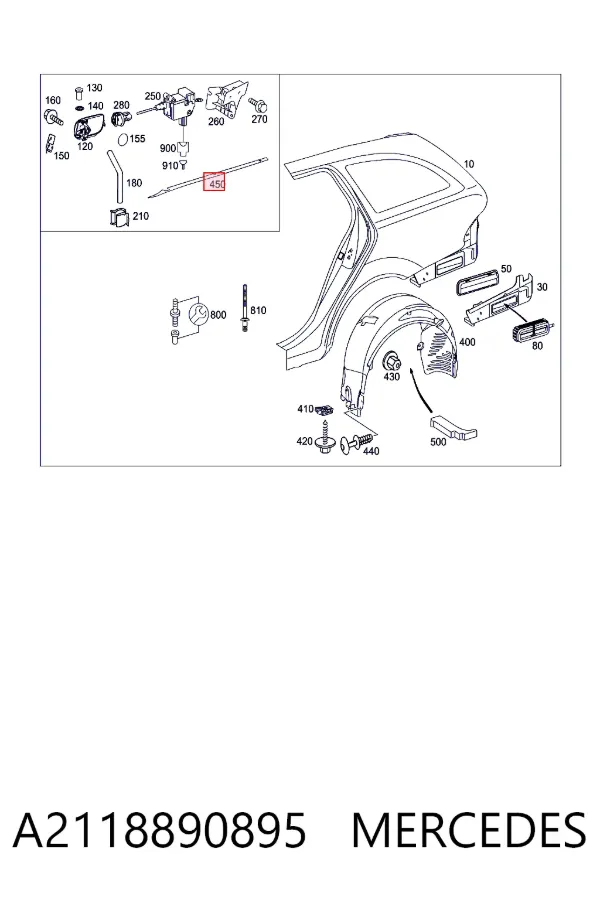 A2118890895 Mercedes