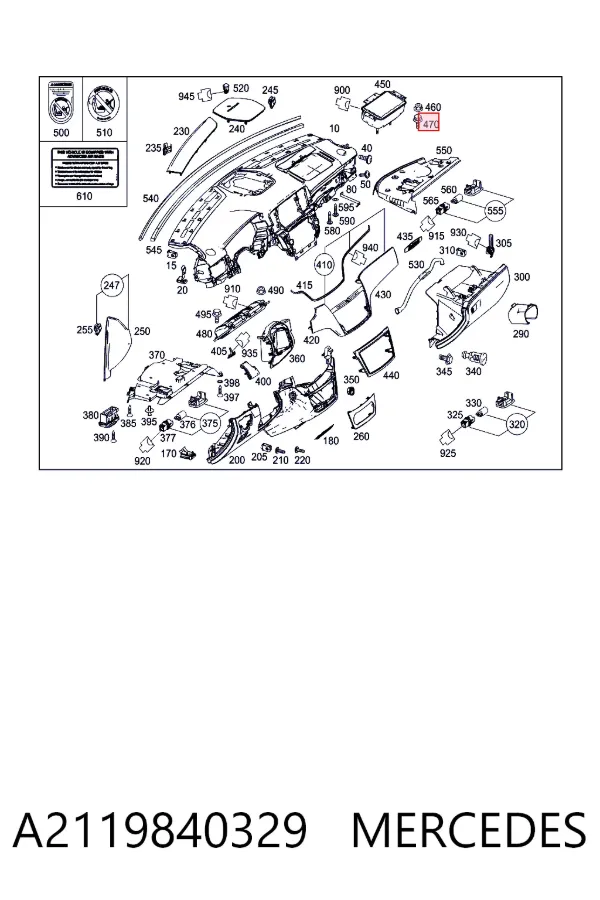  A2119840329 Mercedes