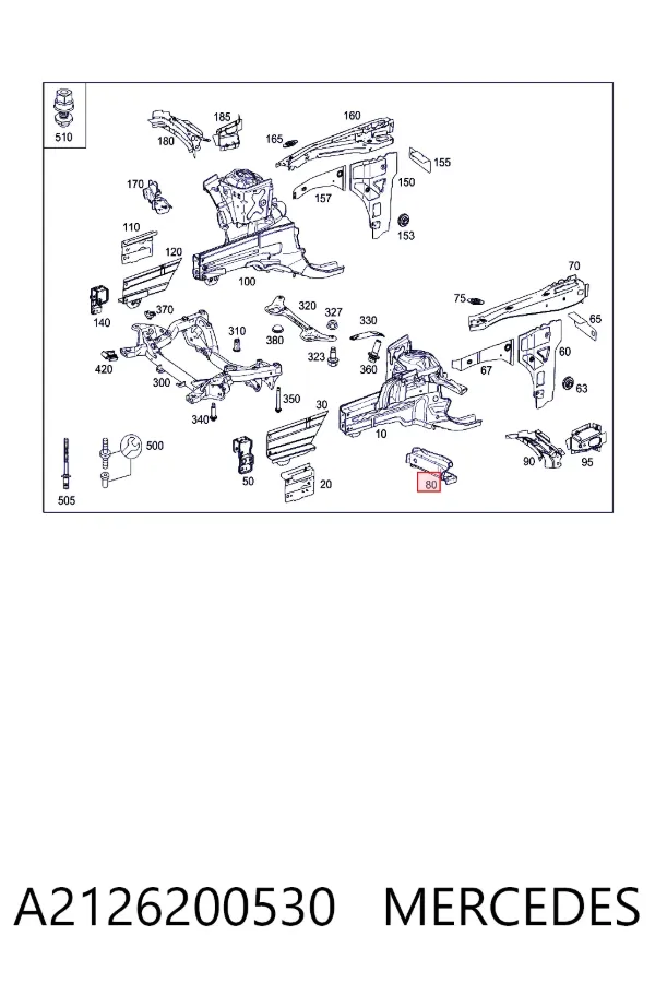  A2126200530 Mercedes